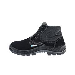 BOTINA MARLUVAS NOBUCK 50B26BP BICO PLASTICO PRETO CA45611