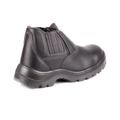 BOTINA SEGURANÇA ELÁSTICO BRACOL BELM MICROFIBRA BIDENSIDADE BICO AÇO CA 29493