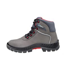 BOTINA AMARRAR MARLUVAS 75BPR29 BIDENSIDADE NOBUCK BICO PLASTICO CINZA 41 CA 41370