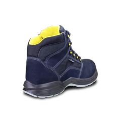 BOTINA BRACOL NOBUCK BIDENSIDADE FGRN BICO PLASTICO AZUL MARINHO CA 42305