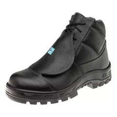 BOTINA AMARRAR MARLUVAS 50B29 MANOBREIRO METATARSO EXTERNO BICO PALMILHA RESISTENTE A PERFURACAO COMPOSITE PRETA 42 CA 47069