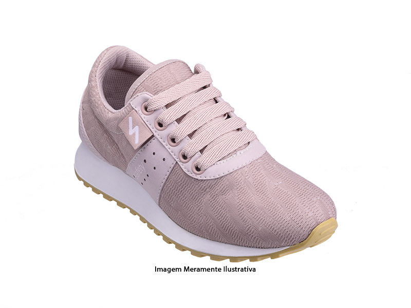 TÊNIS OCUPACIONAL STYLE 40 NEW SENSE SEM BICO ROSA CA 45054