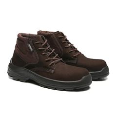 BOTINA BRACOL NOBUCK BAAN COMPOSITE PALMILHA ANTIPERFURO MARROM CA 43938