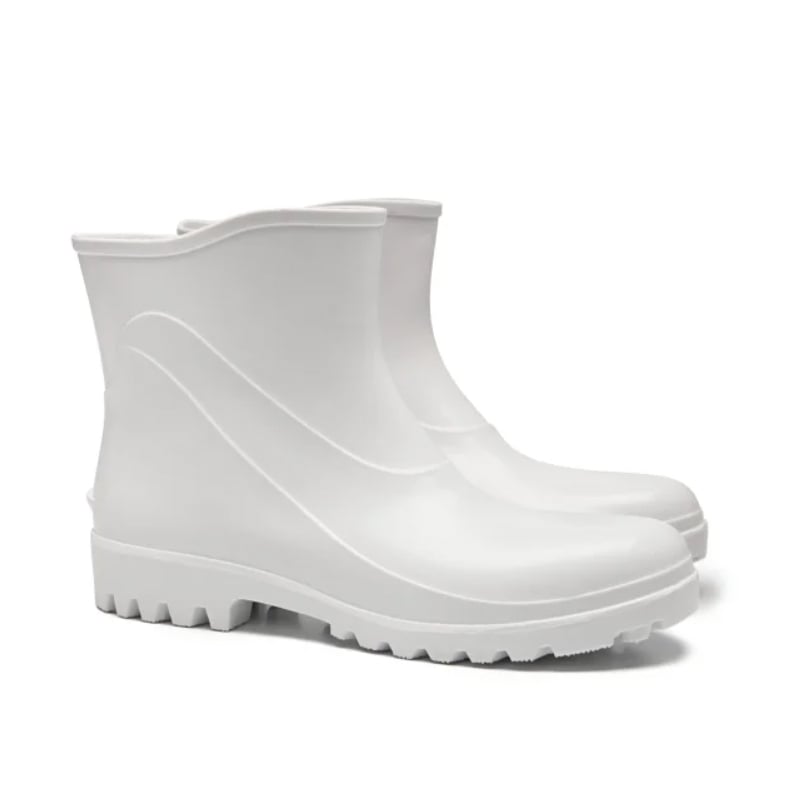 BOTA BRACOL ACQUA FLEX IMPERMEÁVEL EXTRA CANO CURTO BRANCA CA 37456