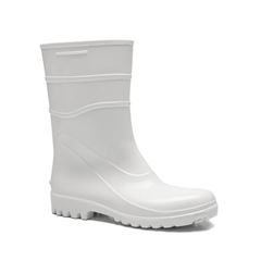 BOTA PVC BRACOL ACQUA FLEX SEM FORRO CANO MEDIO SEM BICO BRANCA CA 37456
