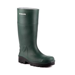 BOTA ECOBOOTS PURESAFE CANO LONGO VERDE COM SOLADO PRETA CA 35047