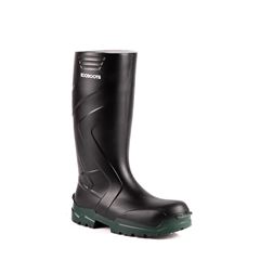 BOTA ECOBOOTS POLYTECH CANO LONGO PRETA SOLADO VERDE CA 35047