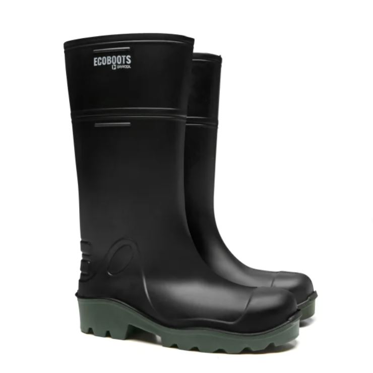 BOTA ECOBOOTS PURESAFE PRETA COMPOSITE PALMILHA AÇO CA34671 BT