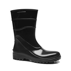 BOTA BRACOL PVC CANO CURTO PRETA SEM FORRO CA 37456