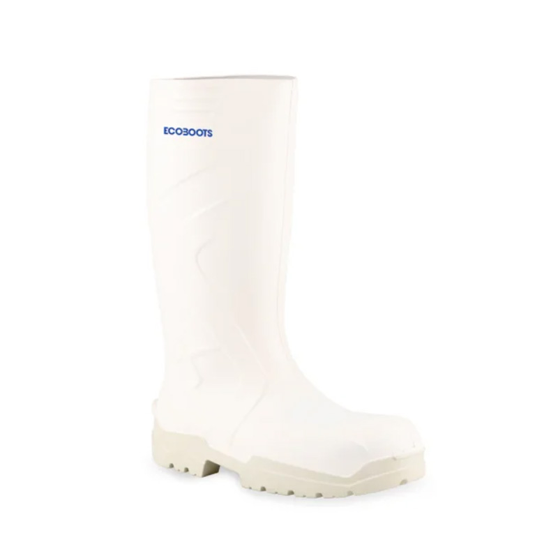 BOTA ECOBOOTS POLYTECH CANO LONGO COMPOSITE BRANCA SOLADO GELO CA 34233