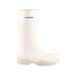 BOTA ECOBOOTS POLYTECH CANO LONGO COMPOSITE BRANCA SOLADO GELO CA 34233