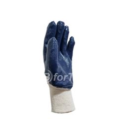LUVA SEGURANÇA BFORT 12016 MALHA LÁTEX NITRÍLICO AZUL CA32552
