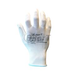 LUVA DE SEGURANÇA BFORT 12020 NYLON COM PU BRANCA  CA 32542