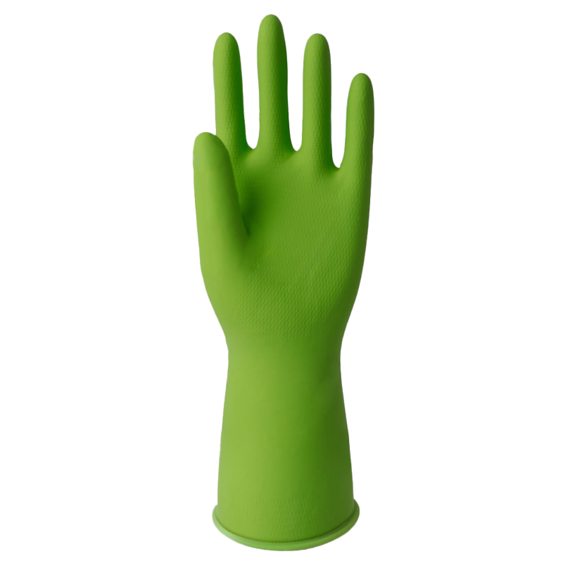 LUVA TOP LATEX VERDE SANRO PROTEÇÃO QUIMICA LATEX COM FORRO CA40045