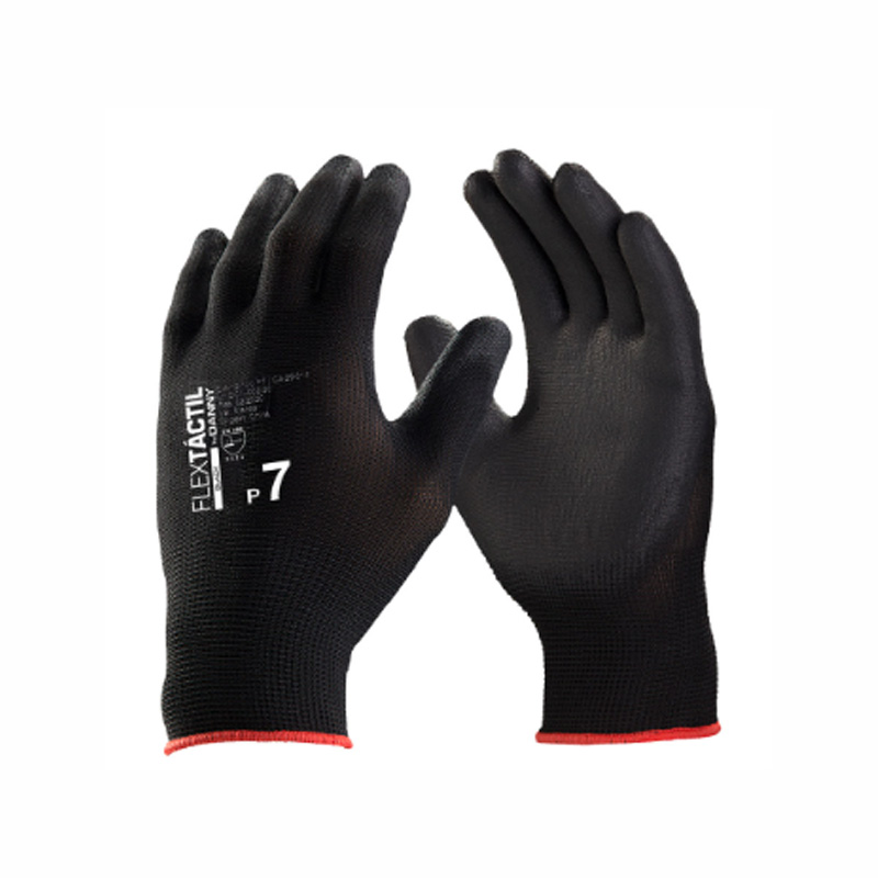 LUVA DANNY FLEXTACTIL RECOBERTA COM PU PRETO CA 29014