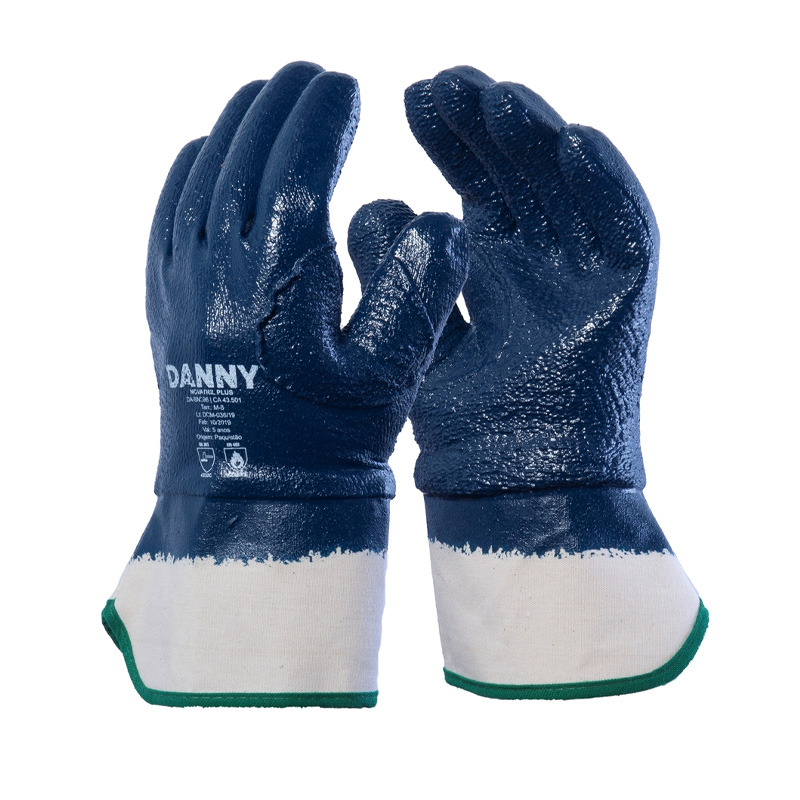 LUVA DANNY NOVATRIL PLUS SN296 LATEX NITRILICO AZUL CA 35899 | BT