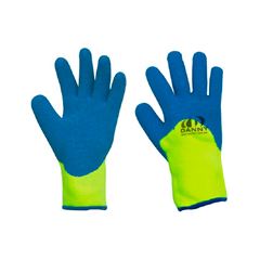 LUVA DANNY POLARFLEX TRICOTADA LATEX CORRUGADO AZUL CA 21252