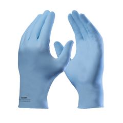 LUVA DANNY SENSIFLEX PREMIUM (CX 100 UN) AZUL CA 7568