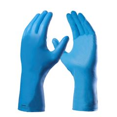 LUVA DANNY SENSIFLEX ULTRA (CX 50 UN) AZUL CA 42711