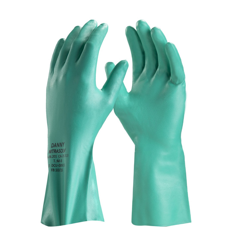 LUVA DANNY NITRASOLV LATEX NITRILICO VERDE CA 25313