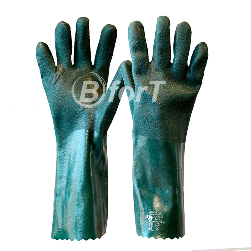 LUVA DE SEGURANÇA BFORT 12680 PVC PALMA ÁSPERA 65CM CA 33691