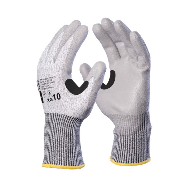 LUVA DANNY FLEXCUT PUNHO CURTO PU CINZA CA 33997