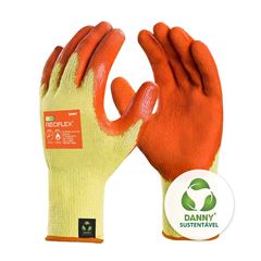 LUVA DANNY RECIFLEX LATEX CORRUGADO LARANJA CA 31325