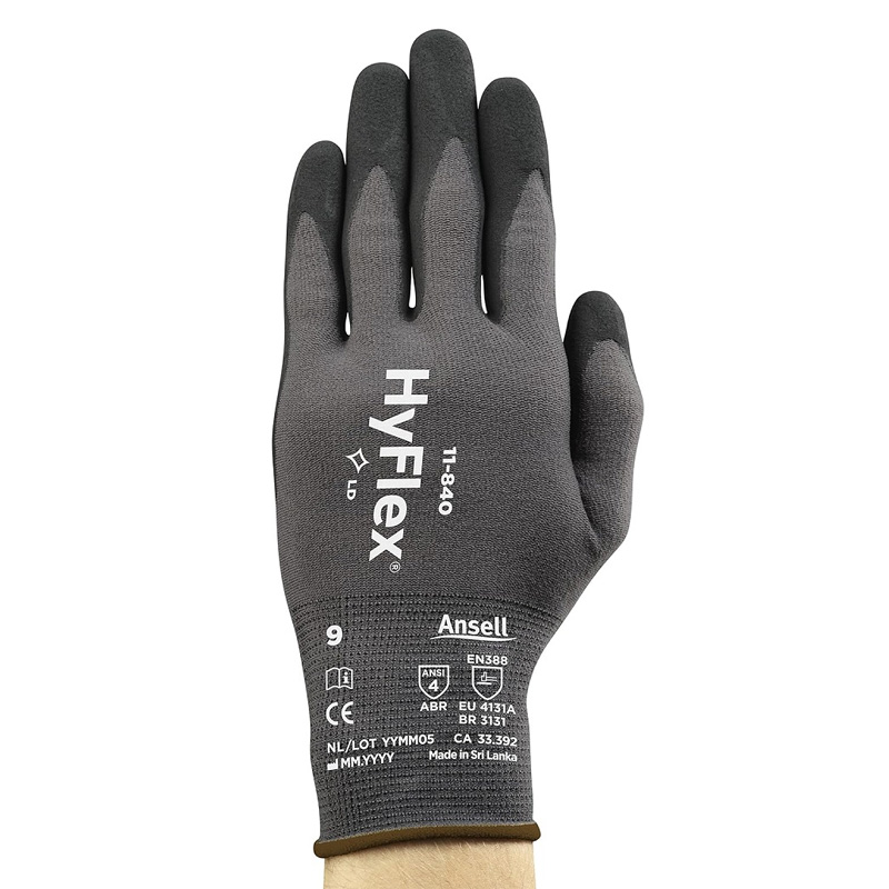 LUVA HYFLEX 11-840 ANSELL FIBRAS SINTETICAS CA 33392