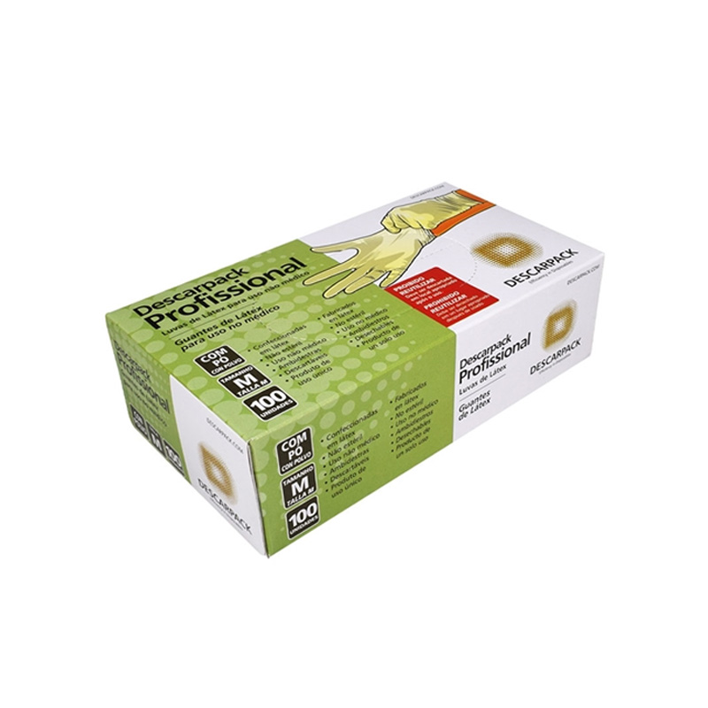 LUVA PROCEDIMENTO LATEX DESCARPACK COM PO CX 100 UN CA44178