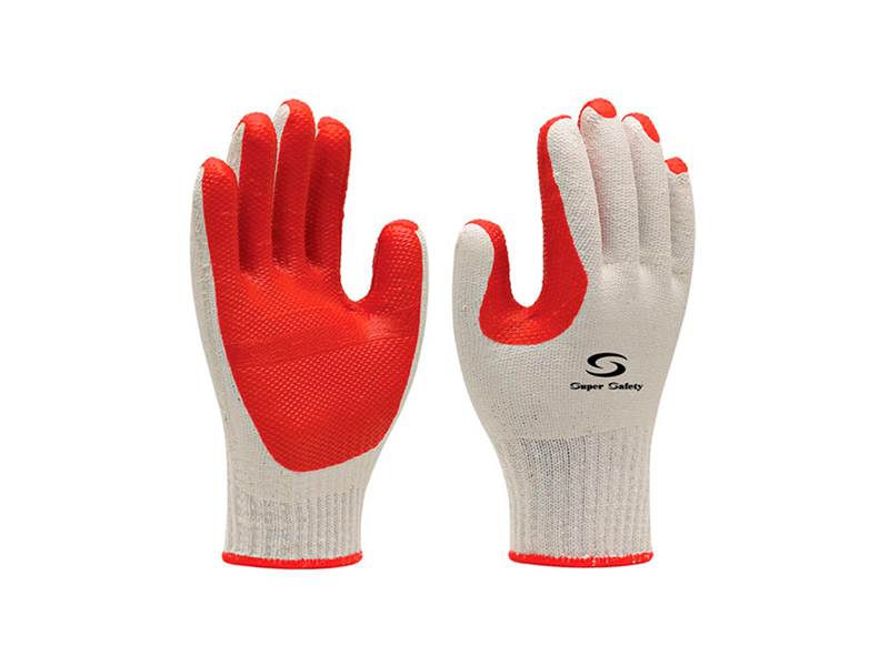 LUVA SSRUBBER SUPER SAFETY LATEX BORRACHA NATURAL CA 34370
