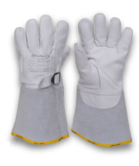 LUVA VALCAN VAQUETA TOTAL PUNHO 20CM RASPA G CA 25387