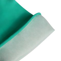 LUVA SOFT LATEX VERDE SANRO PROTEÇÃO QUIMICA COM FORRO CA5129