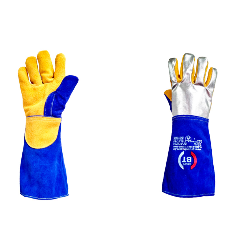 LUVA RASPA SOLDADOR COURION ALUMINIZADA PUNHO 20CM CA37199