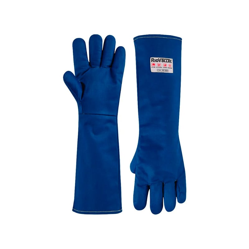 LUVA RADIANT HEAT 05 DEDOS AZUL 45 CM CA 28689