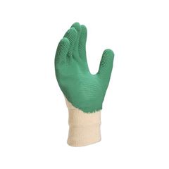 LUVA LA500 DELTAPLUS PROTEÇÃO MECANICA BORRACHA NATURAL MALHA TRICOTADA CA 34860