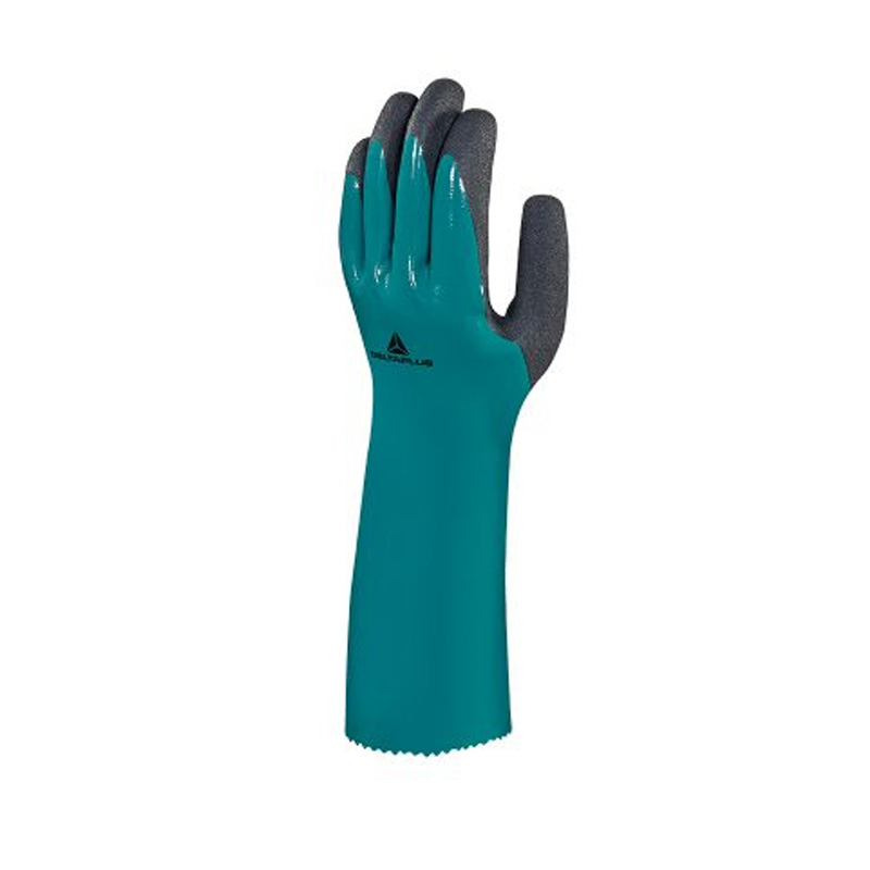LUVA CHEMSAFE VV835 DELTAPLUS PROTEÇÃO QUIMICA BORRACHA NITRILICA CA 41342