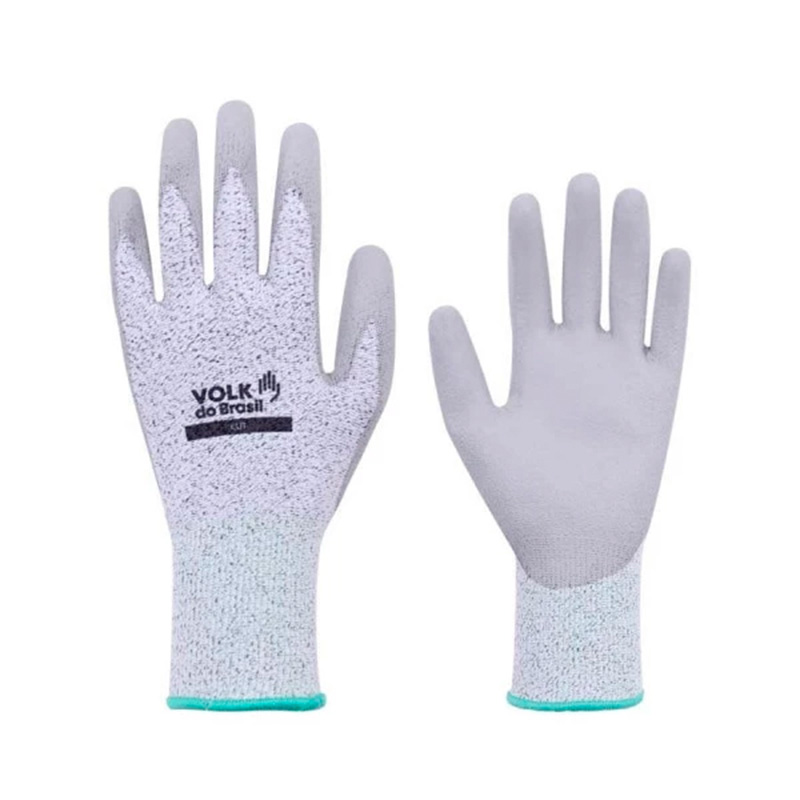 LUVA CUT VOLK PROTEÇÃO MECANICA ANTICORTE POLIURETANO CA 37266
