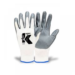 LUVA KALIPSO NBR BRANCA CINZA CA 15271