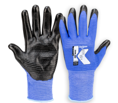 LUVA KALIPSO NBR WAVE PRETA E AZUL CA 43773