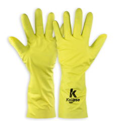 LUVA KALIPSO NITRILI-KA 03 AMARELA CA 50695