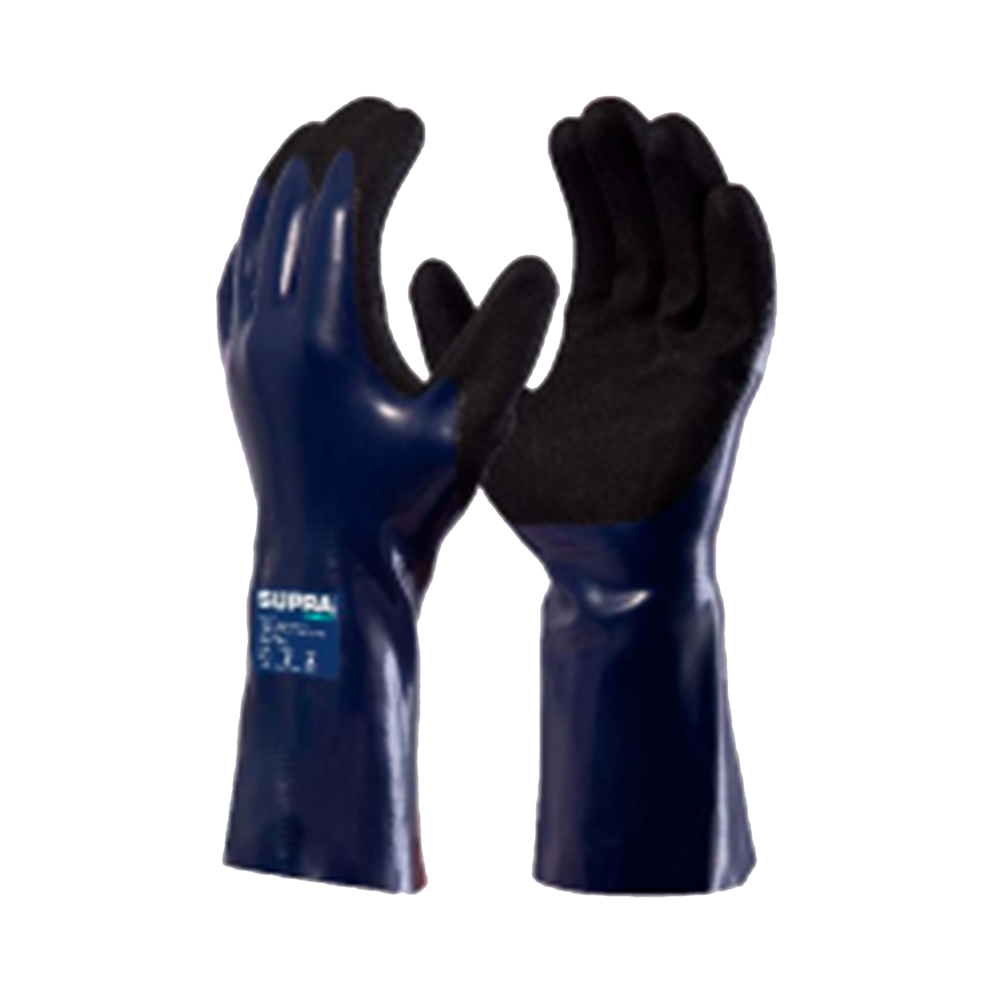LUVA DANNY SUPRACHEM AZUL E PRETA CA 46995