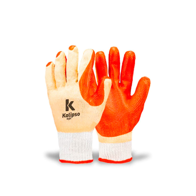 LUVA LATEX KALIPSO RED GRIP VULCANIZADA CA 41415