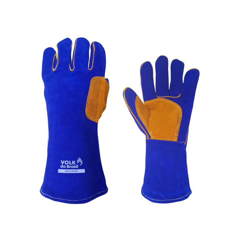 LUVA SOLDA VOLK WELD SMART AZUL E LARANJA CA 42917