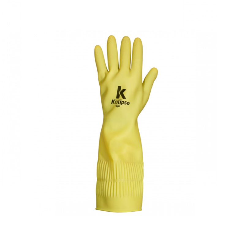 LUVA KALIPSO MAIORCA LÁTEX AMARELA CA 45045
