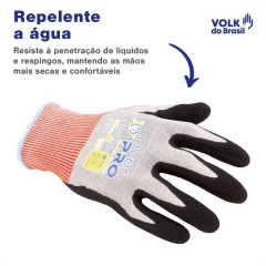 LUVA OVERPRO 18F TUNGSTENIO CA 47627