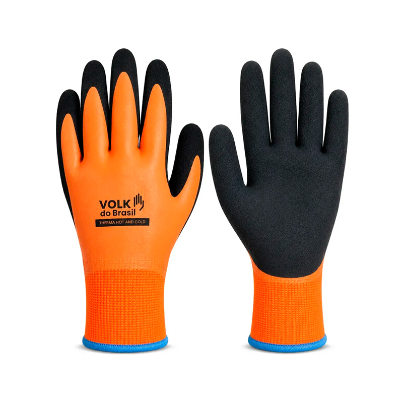 LUVA THERMA HOT AND COLD PRETO-LARANJA  CA 51369