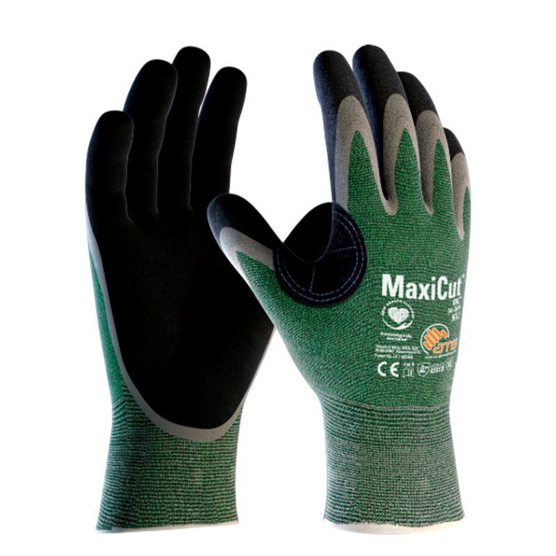 LUVA NEXT MAXICUT 3 OLEO PRETA-VERDE CA 50932