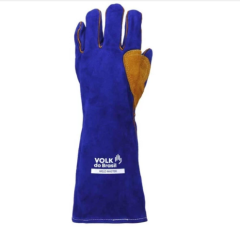 LUVA VOLK SOLDA WELD MASTER MAO ESQUERDA AZUL E LARANJA 41CM CA 19894