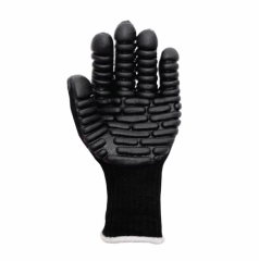 LUVA VOLK MALHA TRICOTADA ANTIVIBRACAO GORILA NITRILO FOAM CA 38257