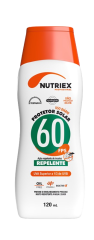 PROTETOR SOLAR FPS 60 REPELENTE NUTRIEX PROFISSIONAL 120ML